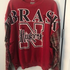College tailgate sweater